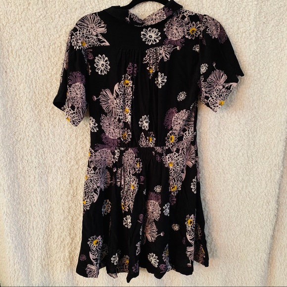 Free People NWT Blue Hawaii Mini Dress Size S - Picture 4 of 5